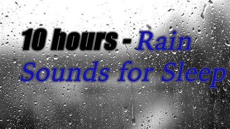 10 Hours Of Gentle Night Rain Rain Sounds For Sleep Insomnia