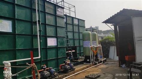 Prefabricated Underground Sewage Treatment Plant Capacity 100 M3 Day