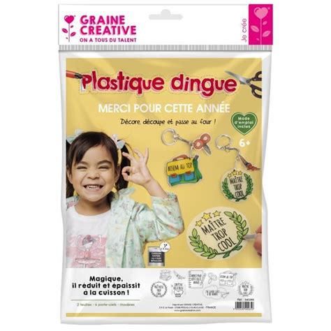 Kit Plastique Dingue Porte Cles Merci Fr Cdiscount Beaux Arts Et