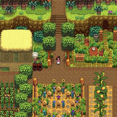 Ginger Island Farm Design In Stardew Valley Farms Stardew