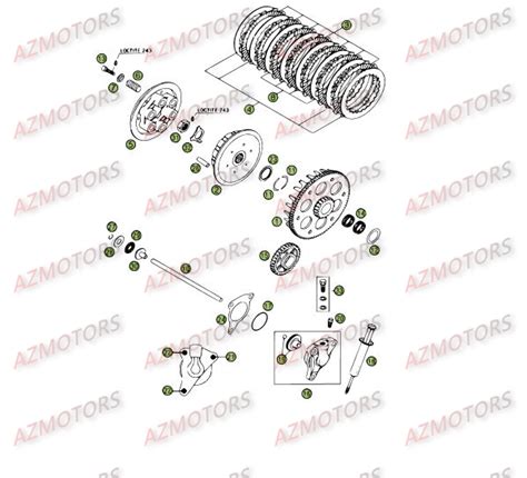 EMBRAYAGE pièces BETA neuves Pièces BETA RR 4T 525 2006 2005 pièces