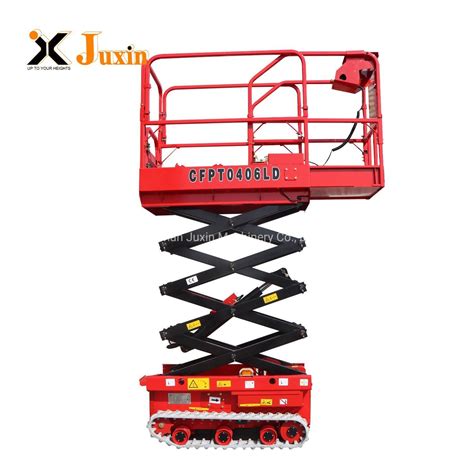 Electric Tracked Crawler Aerial Platform Track Type Self Propelled