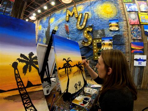 Muse Paintbar In The Fairfax Mosaic District — Fire Toga Productions