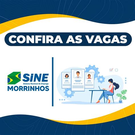 SINE Disponibiliza Vagas De Emprego Prefeitura Municipal De Morrinhos