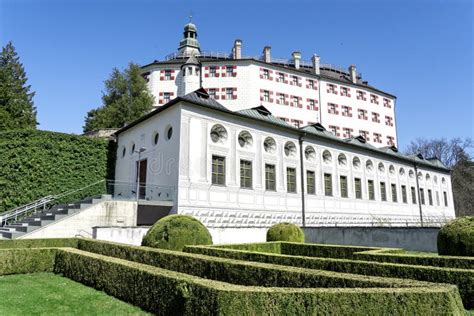 Tyrol, Austria - April 1, 2019 : Ambras Castle or Schloss Ambras ...