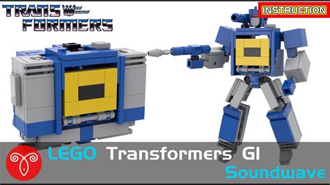 Lego Transformers Moc G1 Soundwave How To Build Mini Cassette Mecha Tutorial Youtube