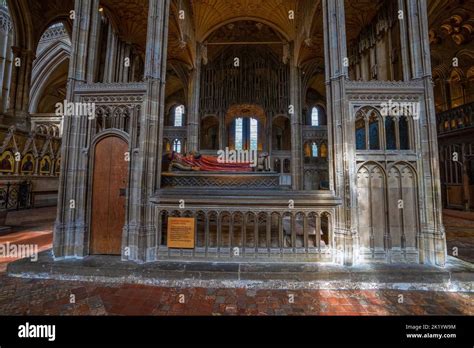 The Tomb Of Cardinal Beaufortat At Winchester Cathedral