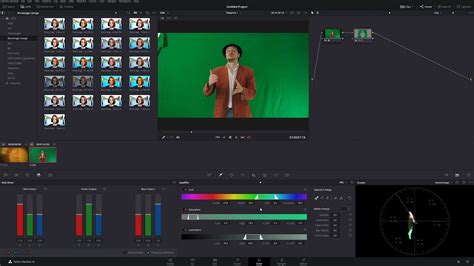 DaVinci Resolve Tuto Bref Incrustation Sur Fond Vert Page Color