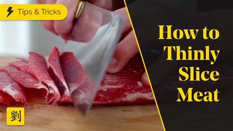 Shorts How To Thinly Slice Meat For Hot Pot In Seconds Youtube