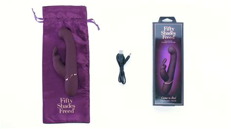 Fifty Shades Freed Come To Bed Rechargeable Slimline Rabbit Vibrator