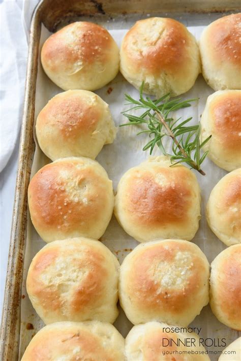 Rosemary Dinner Rolls Recipe Your Homebased Mom