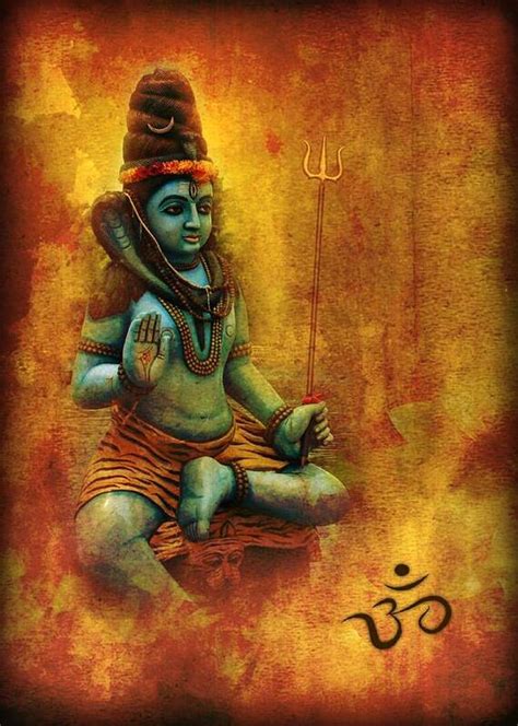 Shiva Hindu God Art Print by John Wills