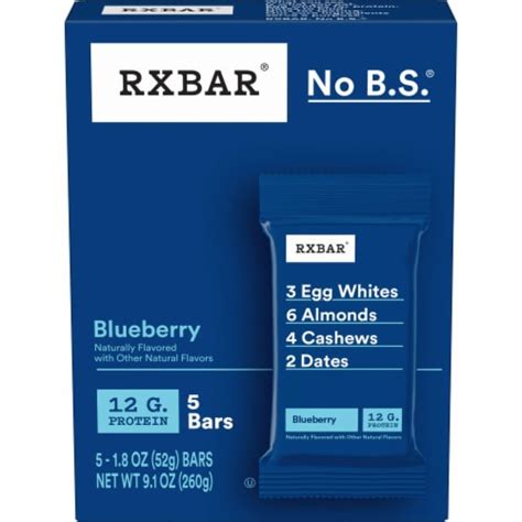 Rxbar Blueberry Protein Bars Ct Qfc