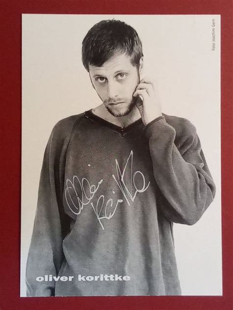 Oliver Korittke Autogramm Signiert Fotopostkarte 10x15cm Kaufen Auf Ricardo