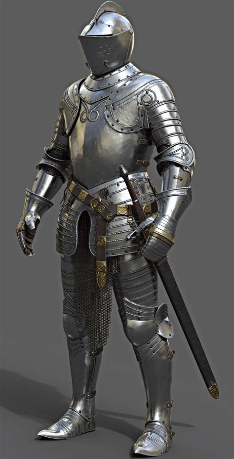 ArtStation - Knight Armor, Samar Vijay Singh Udawat | Knight armor ...