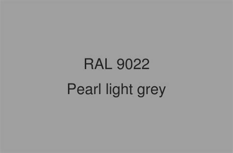 Ral 9022 Colour Pearl Light Grey Ral White And Black Colours Ral