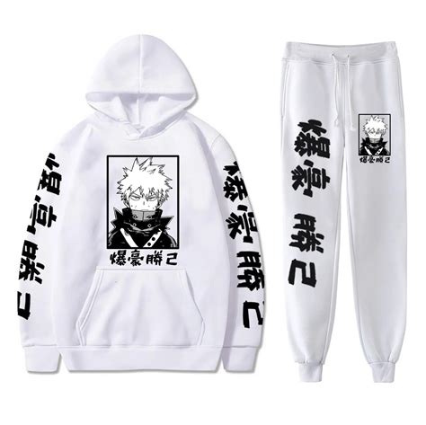 Sudadera Con Capucha De My Hero Academia Pantalones De Dos Piezas De