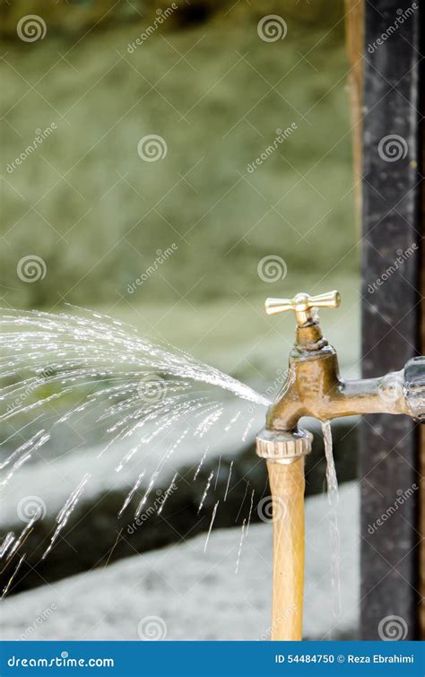 Splashing Tap Stock Photo Image Of Hose Liquid Drop 54484750