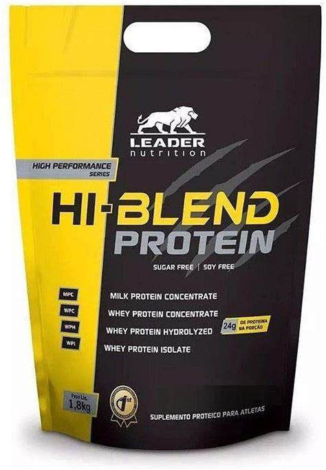 Hi Blend Protein 1 8 Kg Leader Nutrition Mundo Form Suplementos