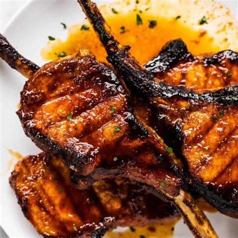 Tomahawk Pork Chop With Honey Garlic Sauce The Endless Meal®