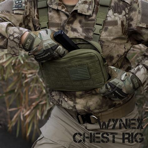 Wynex Tactical Chest Rig Bag Of Laser Cut Design Tall T Supply