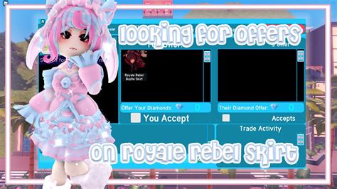 LOOKING FOR OFFERS ON ROYALE REBEL SKIRT Royale High YouTube