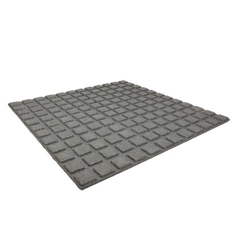 Terrastegel Grijs 100x100x25cm Rubber Terrastegels Rubberen Tegels