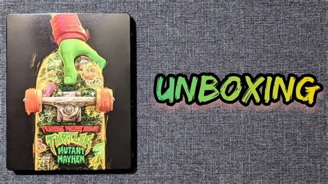 Teenage Mutant Ninja Turtles Mutant Mayhem 4k Steelbook Unboxing Walmart Edition Youtube