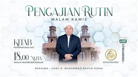 Pengajian Rutin Langgar Darul Iman Bersama Guru H Muhammad Rasyid Ridha