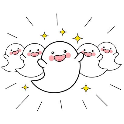 Cute Ghost Sticker - Cute Ghost Together - Discover & Share GIFs