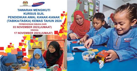 Kursus Sijil Pendidikan Awal Kanak Kanak Tabika Kemas 2023