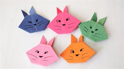 Origami Tutorial Bunny