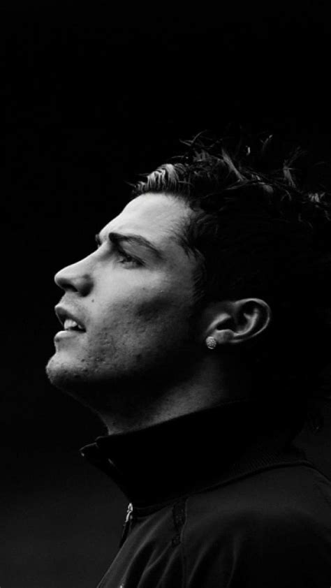 Cristiano Ronaldo In Black And White Cristiano Ronaldo Black And