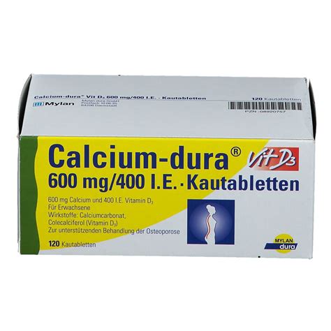 Calcium Dura Vit D Mg I E Kautabletten St Shop Apotheke