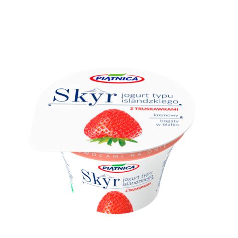 Jogurt Skyr Truskawka Pi Tnica G Dobre Ceny Polski Sklepik Smakosz