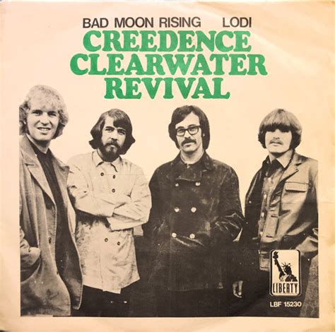 Creedence Clearwater Revival – Bad Moon Rising / Lodi (1969, Green Rear ...