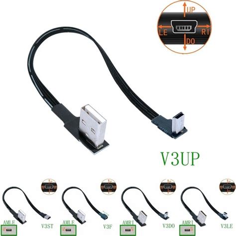 2Guoyang AMRI V3RI 0 5m Mini USB B Tipi 5pin Erkek Yukarı Fiyatı