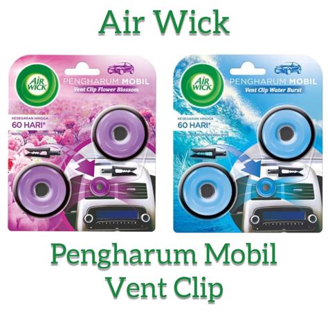 Jual Air Wick Pengharum Mobil Vent Clip Shopee Indonesia