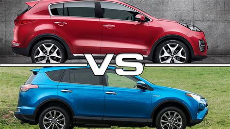 Kia Sportage Vs Toyota Rav4 Youtube