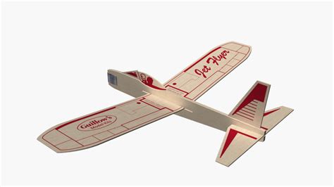 1970 S Era Balsa Wood Glider 3d Model By Blackraven37