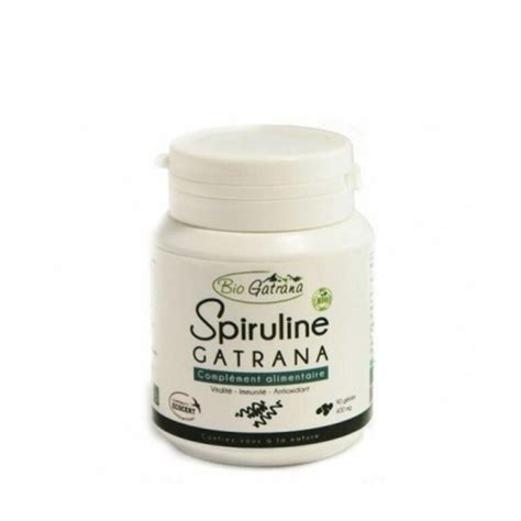 Bio Gatrana Spiruline Biologique G Lules Mapara Tunisie