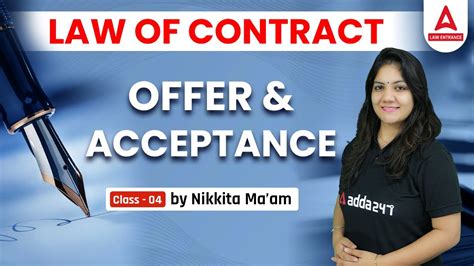 Law Of Contract Kind Of Contract Clat 2023 Du Llb Ailet 2023 Law Entrance Exams Youtube