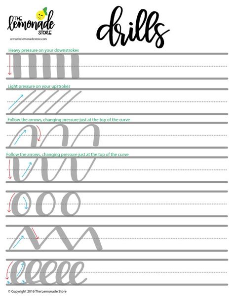 Free Crayola Calligraphy Worksheets Pdf Calligraphy And Art