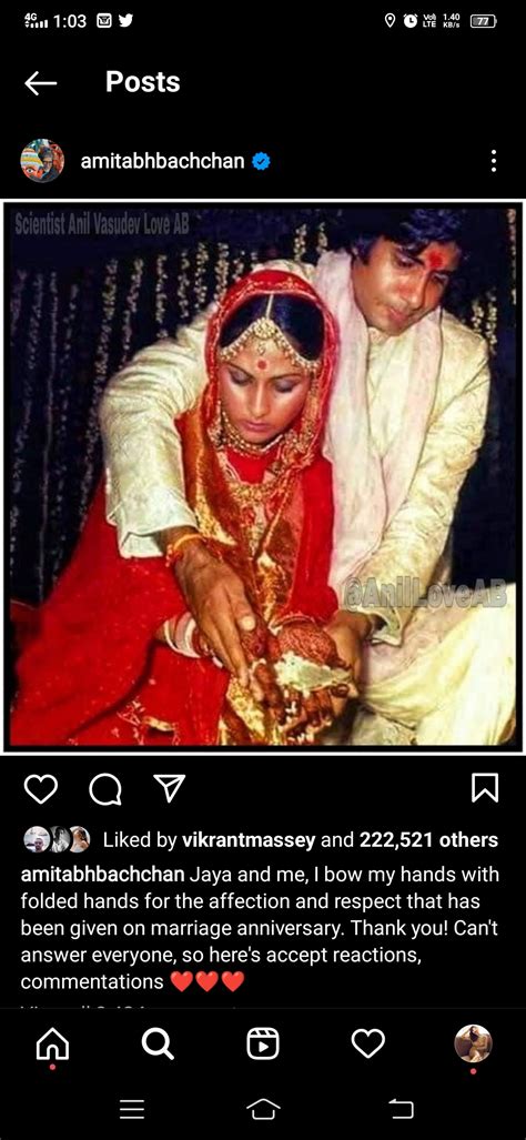 Thank You Amitabh Bachchan Shares Epic Throwback Wedding Moment