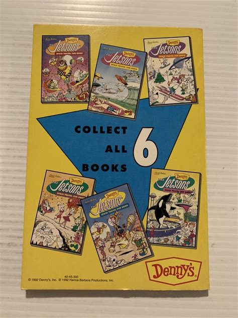 Vtg Denny S The Jetsons Space Travel Fun Book No Hanna Barbera