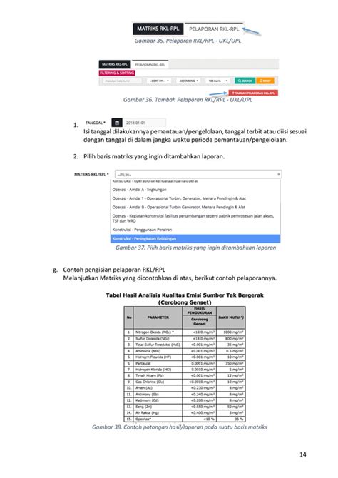 Manual Simpel Dokling Pelaporan Status Ketaatan Lingkungan Pdf