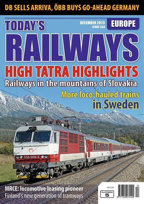 Today S Railways Europe 334 December 2023 Spoorwegboekhandel