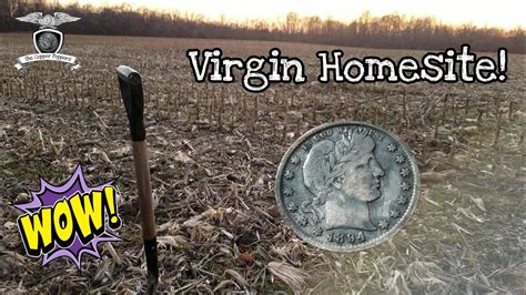 Historic Home Site Yields Silver And Relics Metal Detecting With The Copper Poppers Youtube