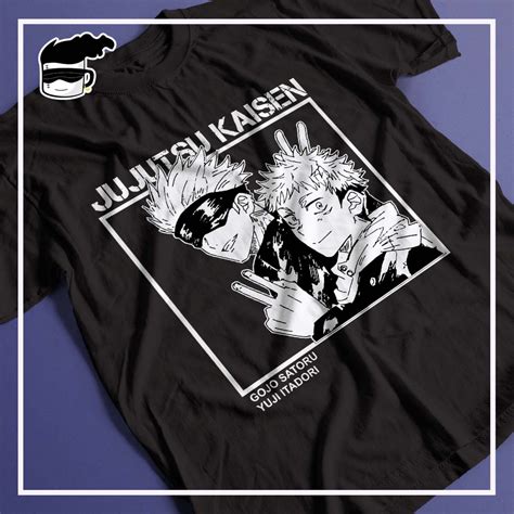 Camiseta Jujutsu Kaisen Unissex Algod O Camisa Anime Satoru Gojo E