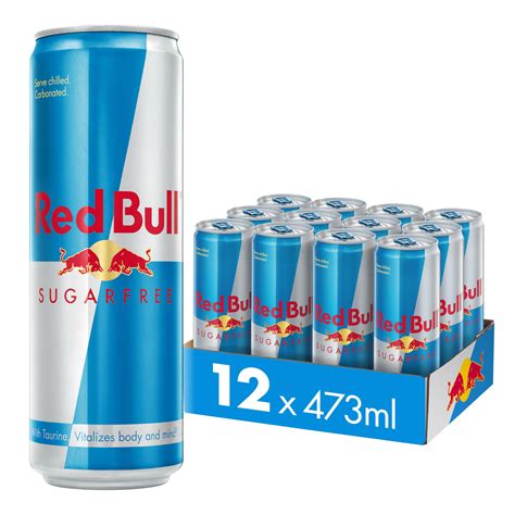 Buy Red Bull Energy Drink Cans Sugar Free 473 Ml X12 Online At